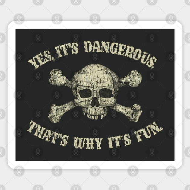 Dangerous Fun 1978 Sticker by JCD666